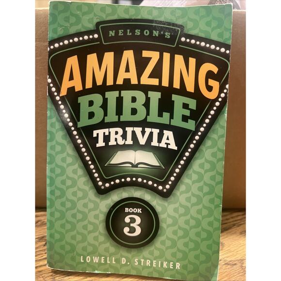 THREE VOLUMES! Nelson's Amazing Bible Trivia BOOKS 1, 2, 3 - EXCELLENT! - Picture 6 of 14